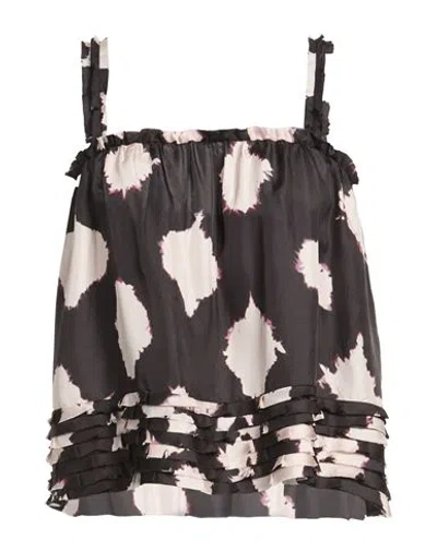 Ulla Johnson Woman Top Black Size 2 Silk