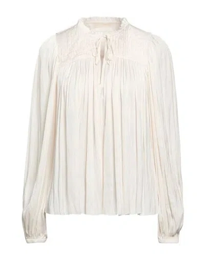Ulla Johnson Woman Top Off White Size 6 Polyester In Neutral