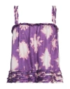 Ulla Johnson Woman Top Purple Size 8 Silk In Purple