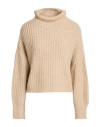Ulla Johnson Veron Alpaca Knit Turtleneck Pullover Dune In Neutral