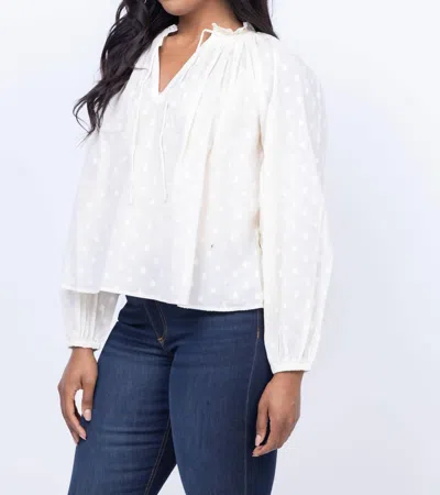 Ulla Johnson Women's Ada Long Sleeve Blouse In Pris In White