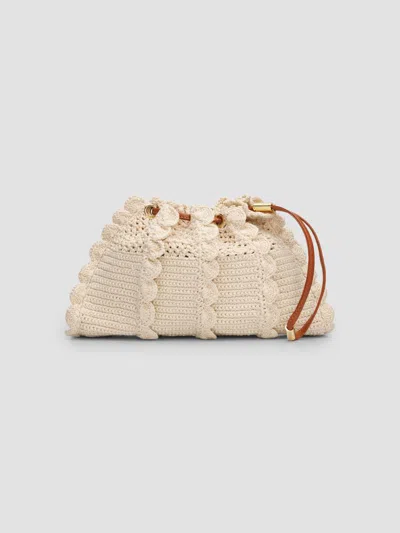 Ulla Johnson Women's Adria Crochet Knit Crossbody Bag In Brown