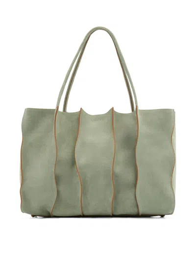 Ulla Johnson Women's Adria Large Suede Tote Bag In Green