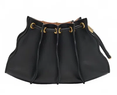 Ulla Johnson Women's Adria Pleated Wave Mini Crossbody Bag In Noir In Black