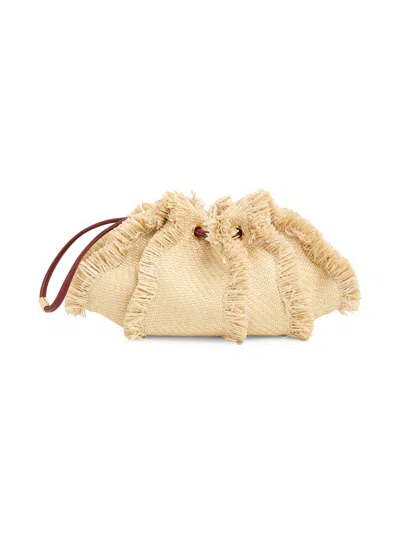 Ulla Johnson Women's Adria Small Raffia Crossbody Bag In Black