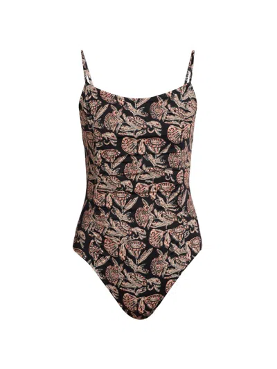 Ulla Johnson Women's Annine One-piece Swimsuit In Brown