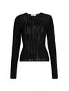 Ulla Johnson Women's Ardith Knit Top In Noir In Black