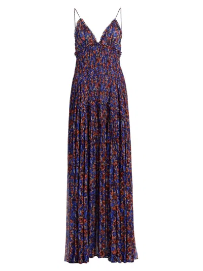 Ulla Johnson Women's Atrani Printed Silk Gown In Multi