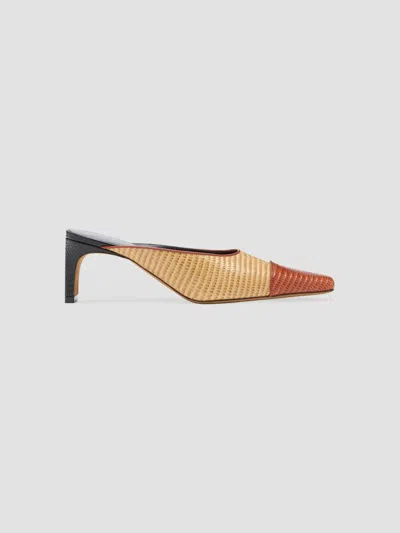 Ulla Johnson Women's Carlyle Spotted Calf Hair Mules In Bisque