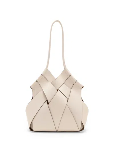 Ulla Johnson Women's Charlotte Woven Leather Shoulder Bag In Brown