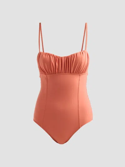 Ulla Johnson Women's Dalila One-piece Swimsuit In Orange