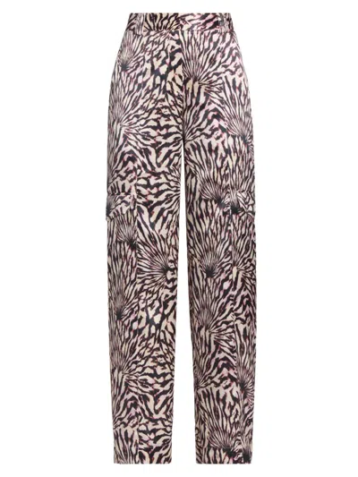 Ulla Johnson Women's Emilia Satin Cargo Pants