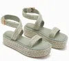 Ulla Johnson Gemma Flatform Sandal In Malachite In Green