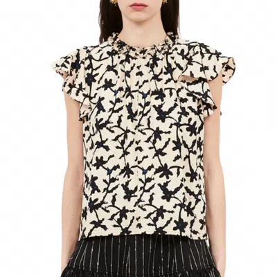 Ulla Johnson Women's Julia Top In Moonstone In Black