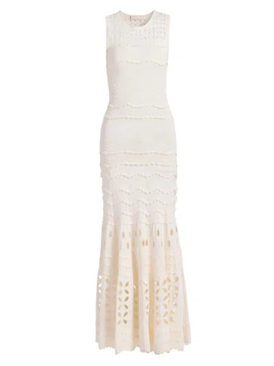 Ulla Johnson Women's Lakshmi Eyelet Maxi Dress In Brown