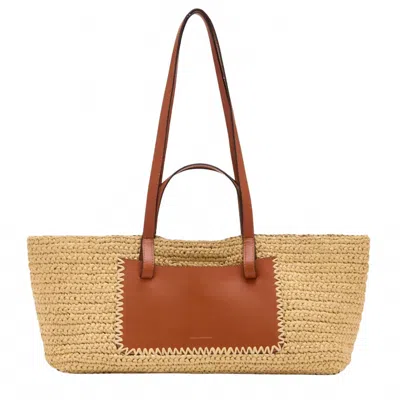 Ulla Johnson Women's Lali Raffia Tote Bag In Natural In White