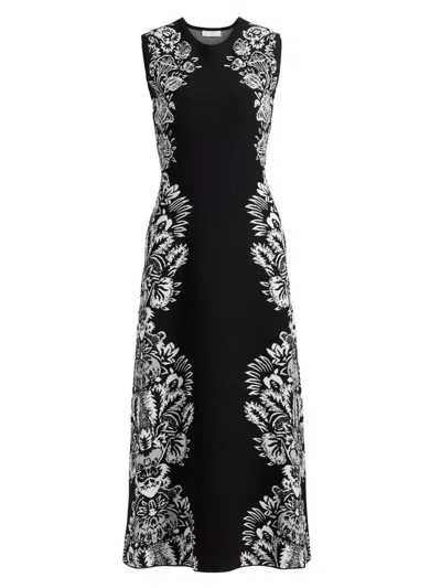 Ulla Johnson Liana Floral-pattern Sleeveless Maxi Dress In Animal Print