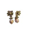 Ulla Johnson Women's Lilah Stone Drop Earrings In Pearl In Neutral