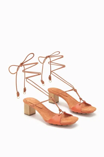 Ulla Johnson Women's Loren Lace Up Midi Heels In Sierra In Multi