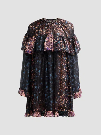 Ulla Johnson Women's Lune Silk Mini Dress In Eclipse
