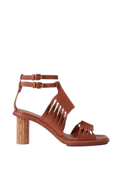 Ulla Johnson Women's Madeira Cutout Leather Sandals In Sierra