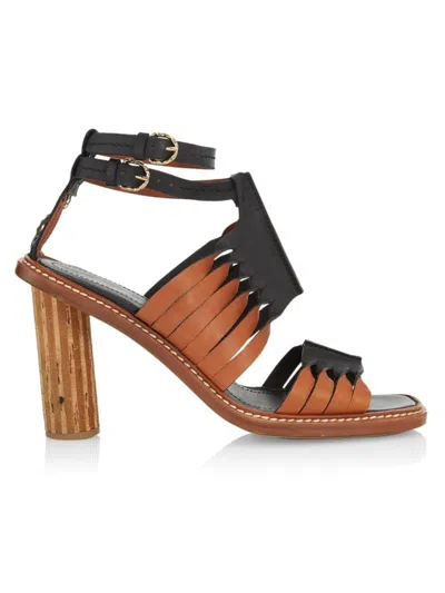 Ulla Johnson Women's Madeira Twisted Leather Sandals In Brown