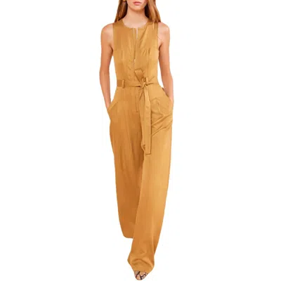 Ulla Johnson Women's Marin Jumpsuit In Fawn In Yellow