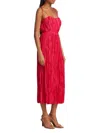Ulla Johnson Orla Crinkled Midi Dress In Orchid In Orchid