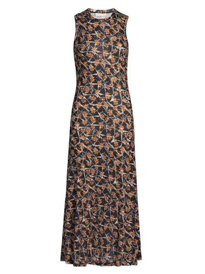 Ulla Johnson Women's Orla Floral Tank Midi-dress