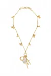 Ulla Johnson Women's Petrina Mix Motif Coral Necklace In Brass In Gold