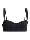 Ulla Johnson Ravello Underwire Bikini Top In Black