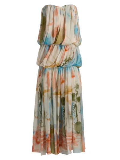 Ulla Johnson Women's Reverie Silk Tiered Gown