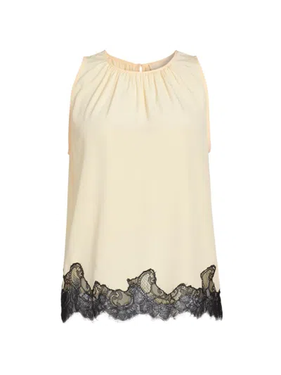 Ulla Johnson Women's Sierra Silk Halterneck Top In Sand