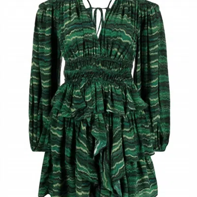 Ulla Johnson Silvia Dress Peacock In Green