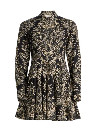 Ulla Johnson Women's Taliah Printed Minidress In Brown
