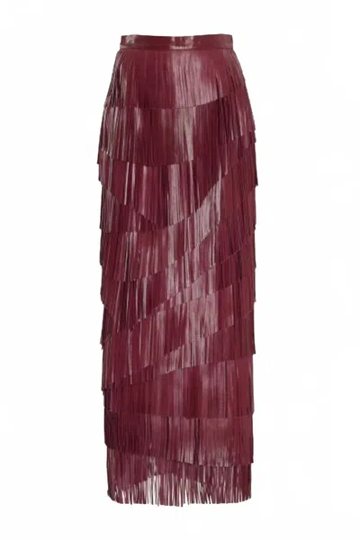 Ulla Johnson Women's Therese Skirt In Garnet In Multi