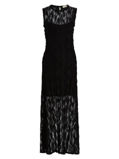 Ulla Johnson Women's Venus Lace Maxi Dress In Black