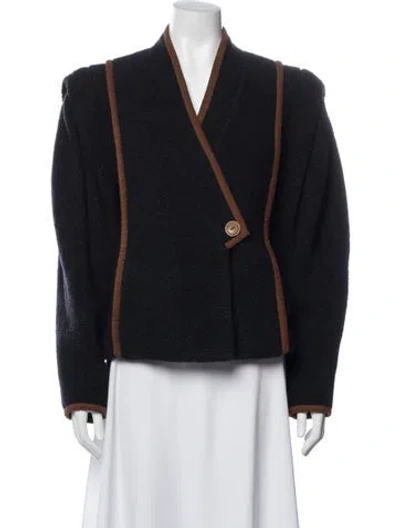 Pre-owned Ulla Johnson Wool Blazer In Blue