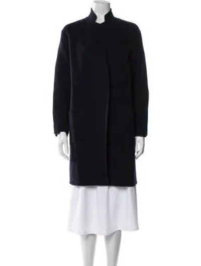 Pre-owned Ulla Johnson Wool Coat In Blue