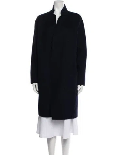 Pre-owned Ulla Johnson Wool Coat In Blue