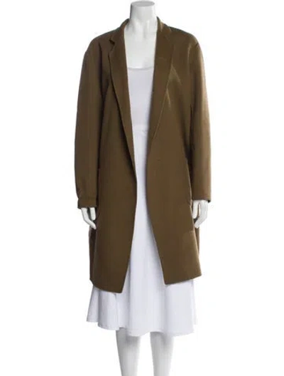 Pre-owned Ulla Johnson Wool Coat In Brown