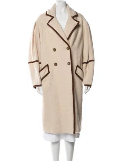 Pre-owned Ulla Johnson Wool Coat In Neutral