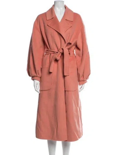Pre-owned Ulla Johnson Wool Coat In Pink
