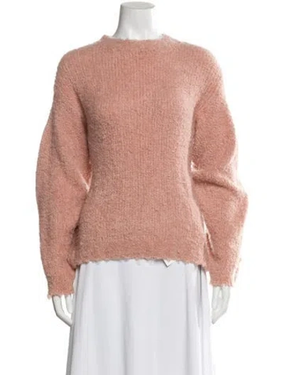 Pre-owned Ulla Johnson Wool Crew Neck Sweater In Pink