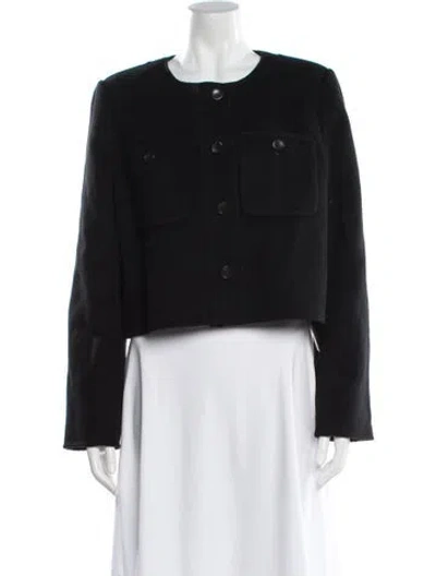 Pre-owned Ulla Johnson Wool Evening Jacket In Black