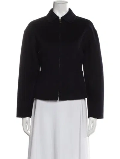 Pre-owned Ulla Johnson Wool Evening Jacket In Blue