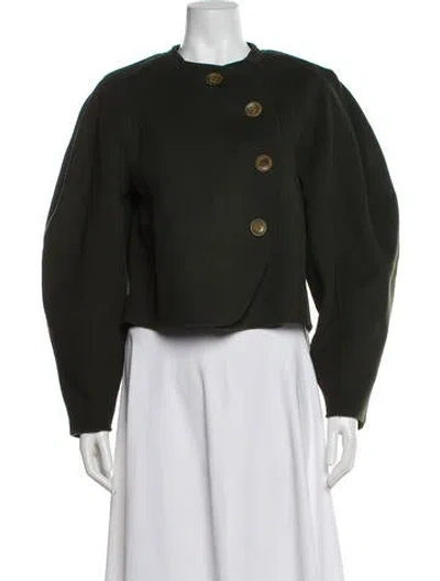 Pre-owned Ulla Johnson Wool Jacket In Green