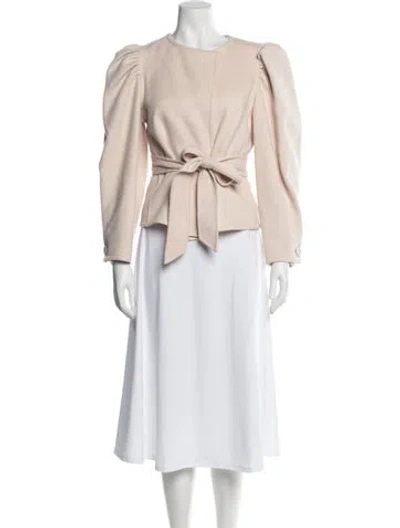 Pre-owned Ulla Johnson Wool Jacket In Neutral