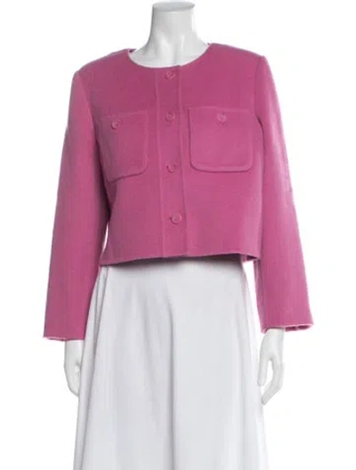 Pre-owned Ulla Johnson Wool Jacket In Pink