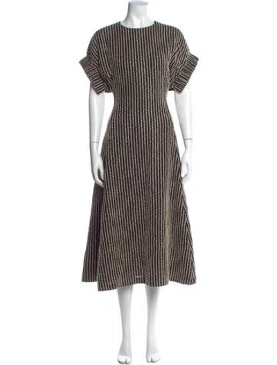 Pre-owned Ulla Johnson Wool Long Dress In Multi